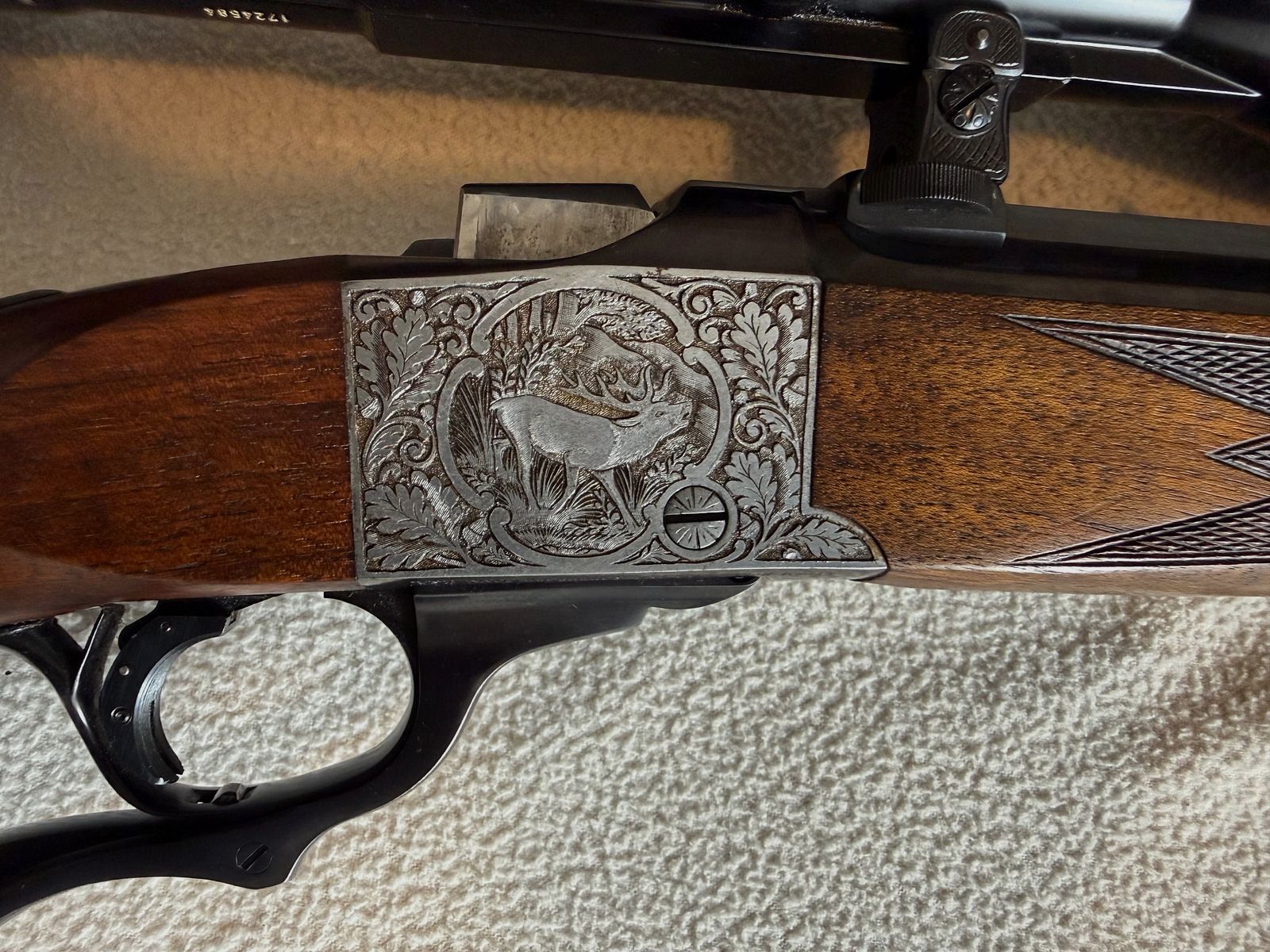 Heym Ruger Blockbüchse Nr. 1, HR 38 G de Luxe, 8 x 68 S