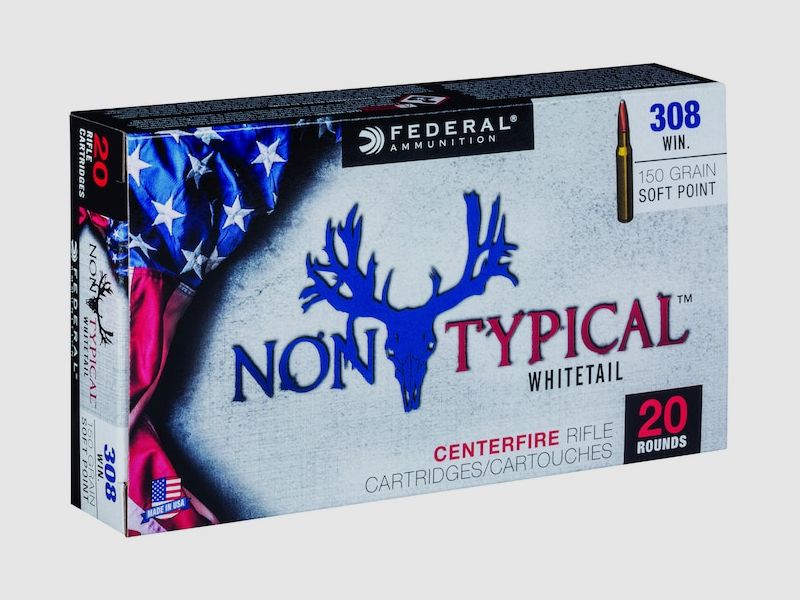 Federal Non-Typical .308 Win. 150GR JSP 20 Patronen
