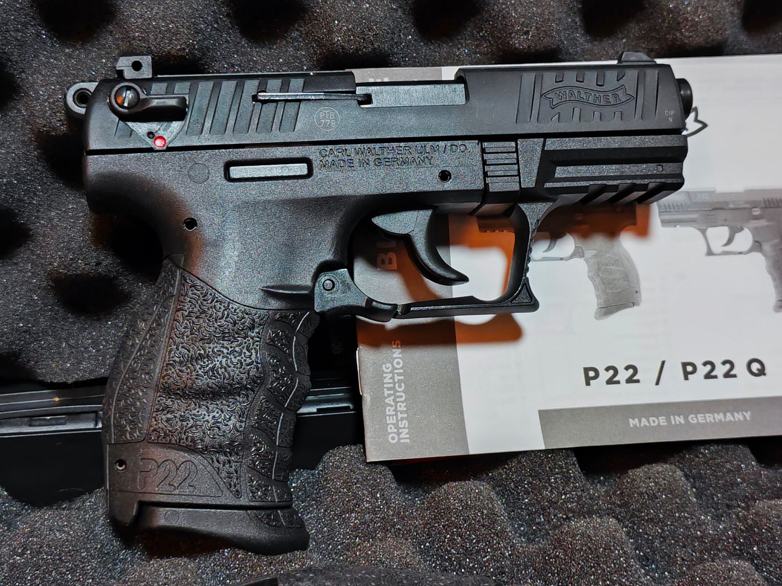 Umarex Walther P22Q + Schreckschussmunition