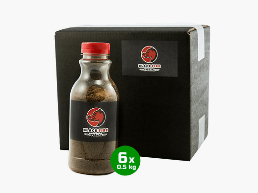 Pack mit 6 Flaschen Aroma Black Fire Spezial