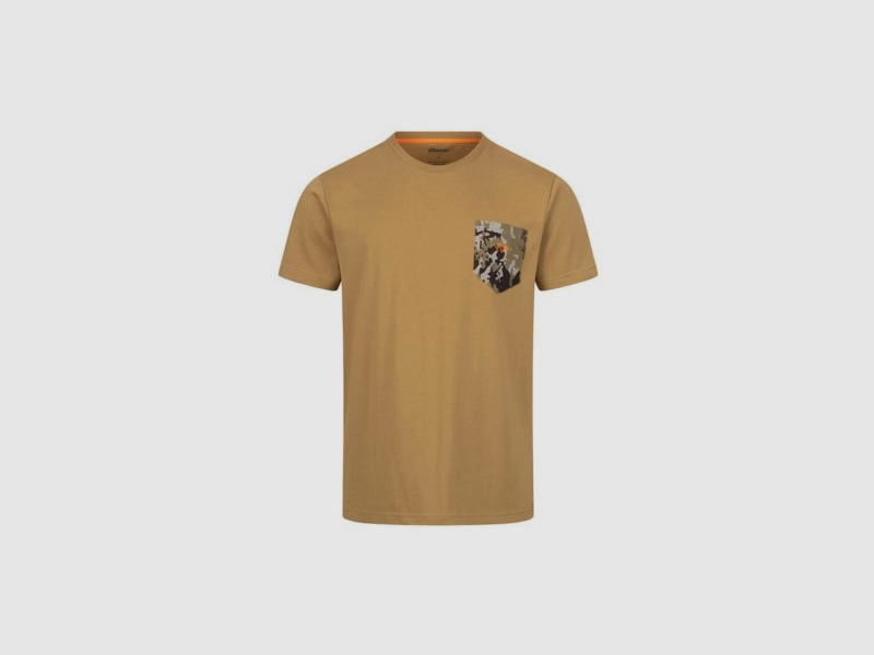 Blaser męski T-shirt kamuflażowy z kieszenią 24 matowe złoto, zdjęcie 1 z 4