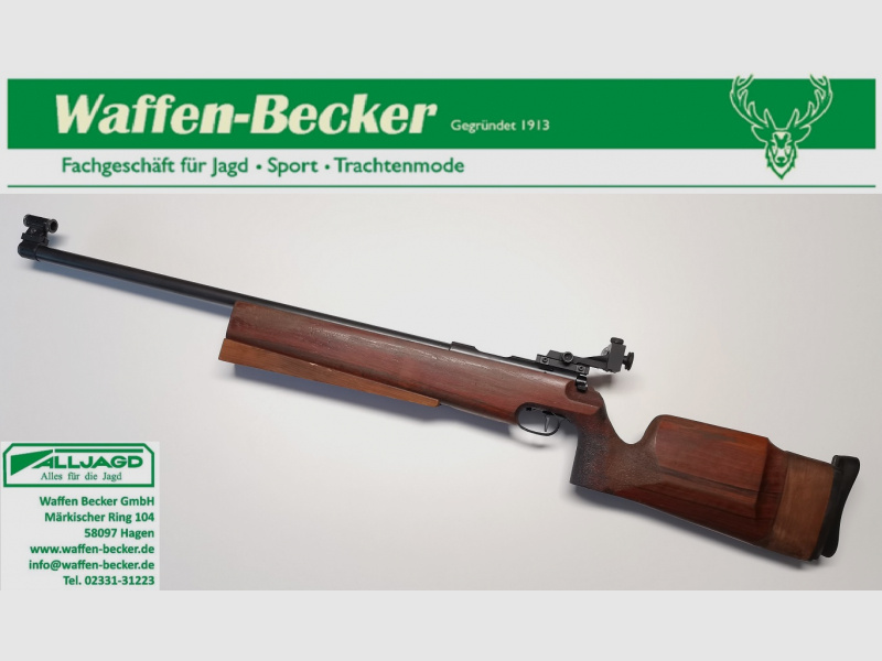 KK-Matchgewehr Walther Kal. .22lr. mit Auflagekeil