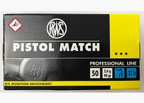 RWS cartucho de pistola de calibre .22lr Match