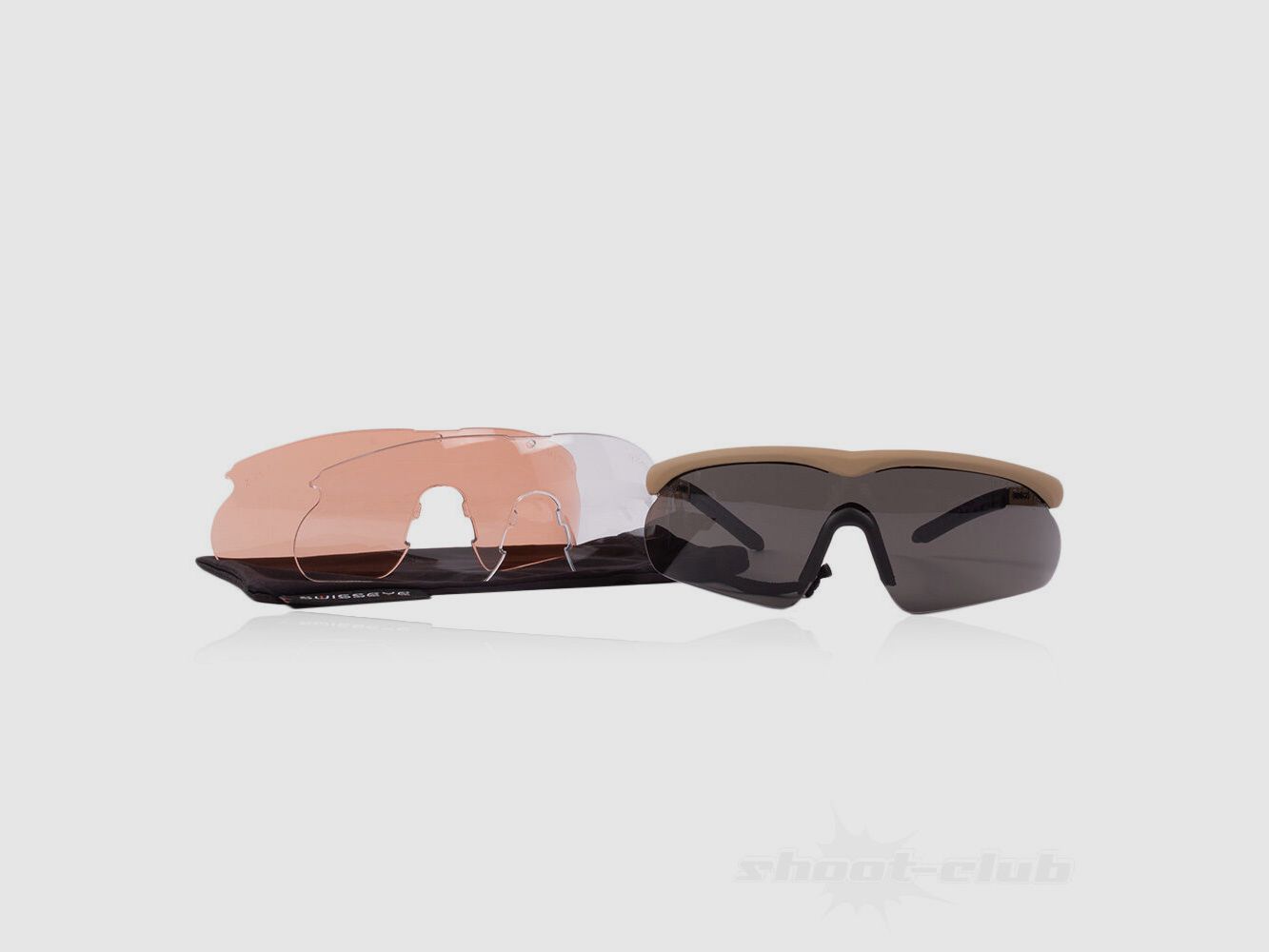 Gafas de protección Swiss Eye Raptor tamaño M marrón