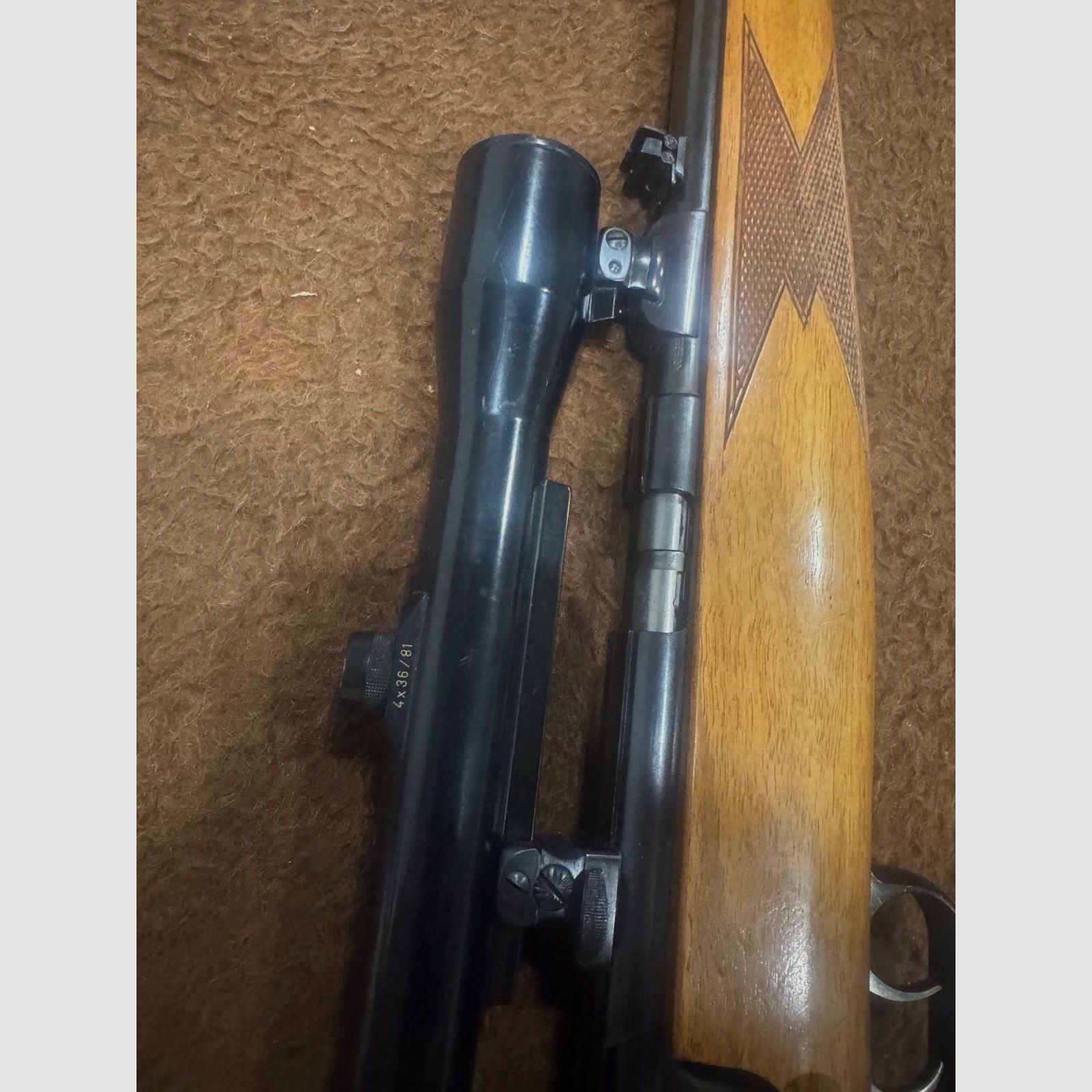 Krico .22lr Répétiteur avec lunette - bien entretenu
