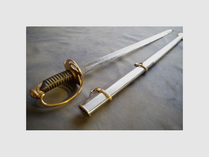 US Degen Säbel / CSA Konföderierte Armee / Südstaaten mit tollen Verzierungen