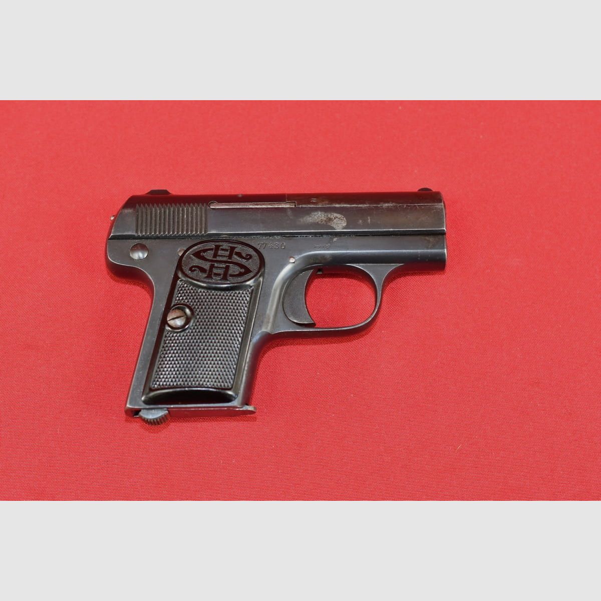 #5181 PISTOLET C.G. HAENEL SCHMEISSER MODÈLE 1, cal. 6,35, image 2 sur 15