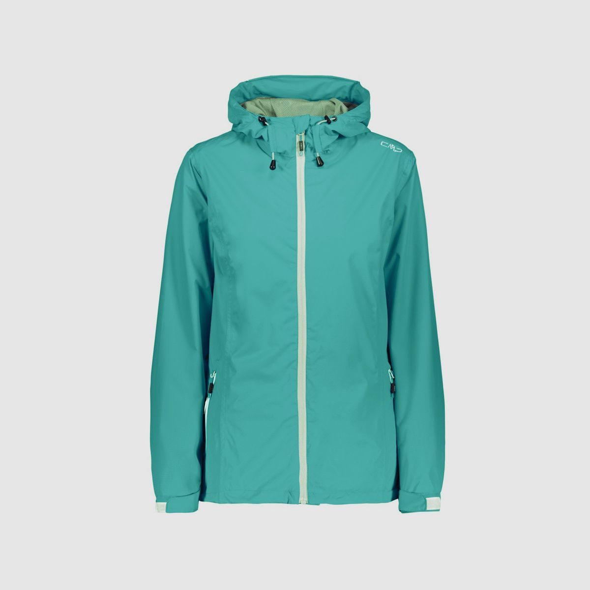 CMP Damen Jacke wasserdicht aus Ripstop Curacao Türkis