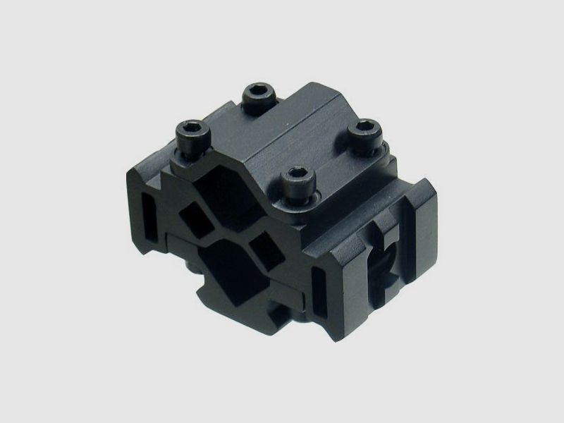UTG Universale 3 Binari Picatinny Adattatore per Tubo con 2 Scanalature