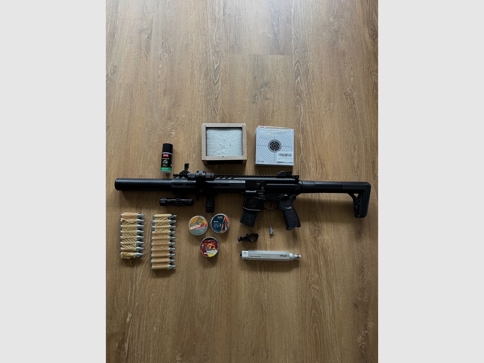 SIG SAUER MCX GEN2 Co2-Gewehr Schwarz 4,5 mm Diabolo (P18)
