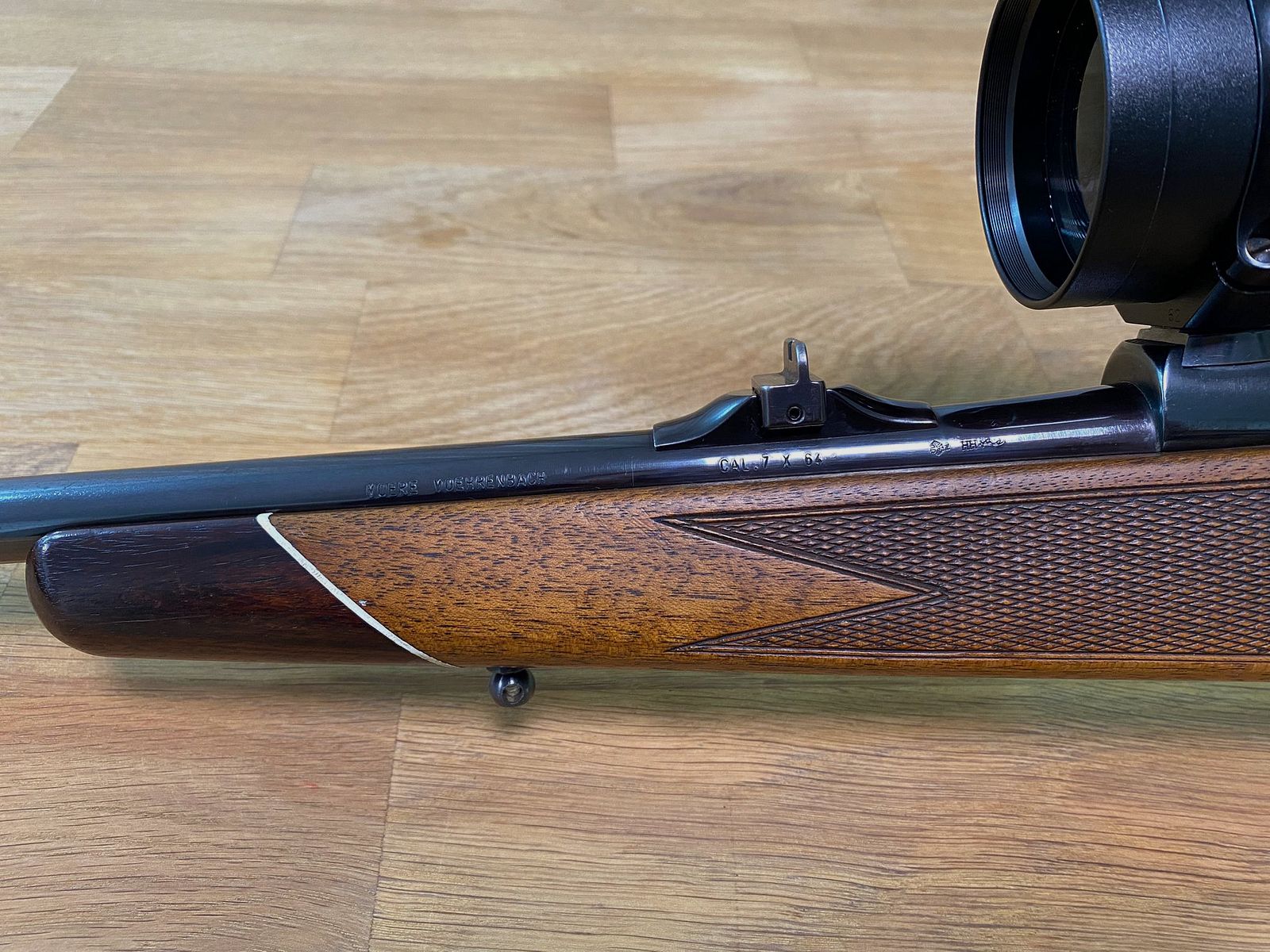 Voere Titan II bolt-action rifle caliber 7x64 with Swarovski Habicht 8x56 scope, immagine 11 di 12