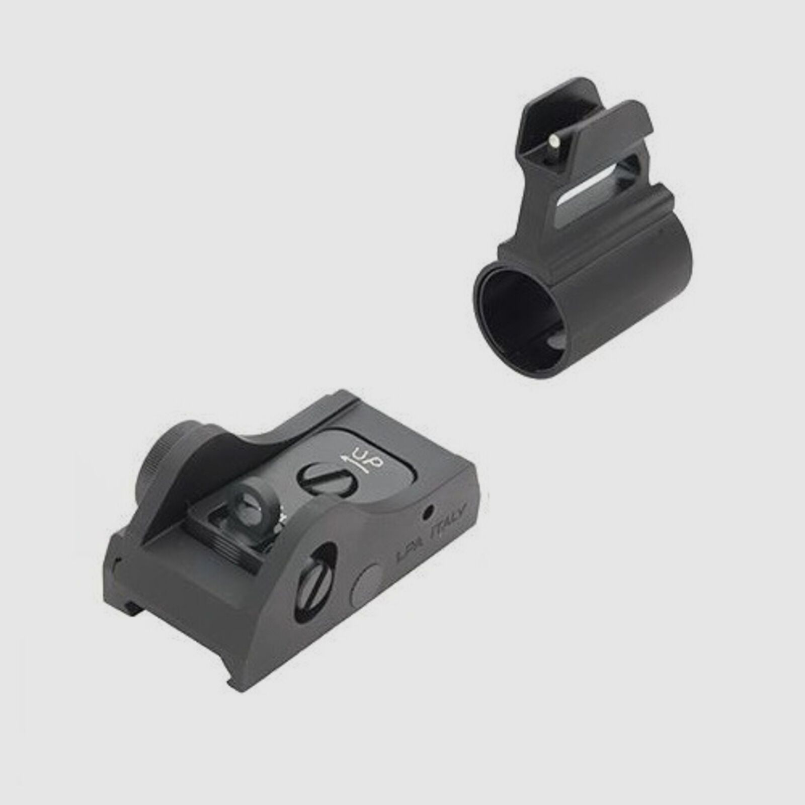 LPA W/P vizier set Ghostring met stip wit 12GA