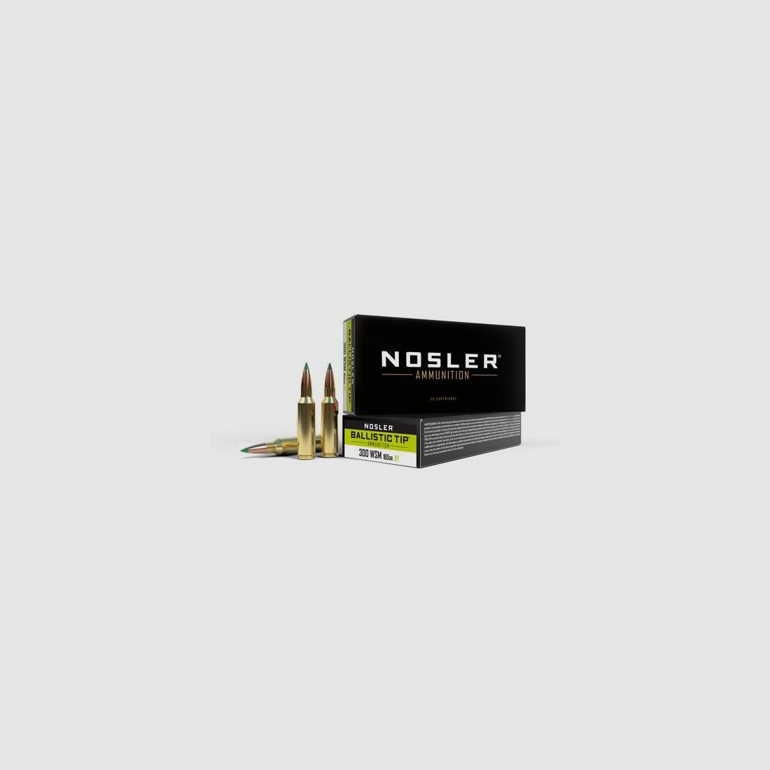 Nosler Ballistic Tip 300 Win Short Mag – 165gr Munition