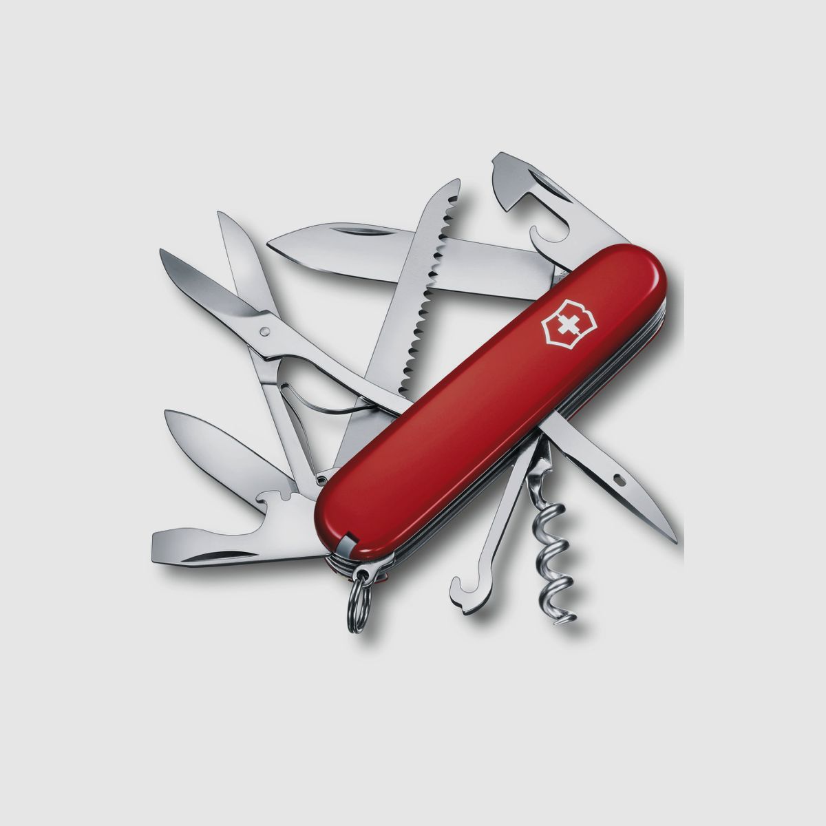 Couteau de poche VICTORINOX Huntsman Rouge 14 pièces.