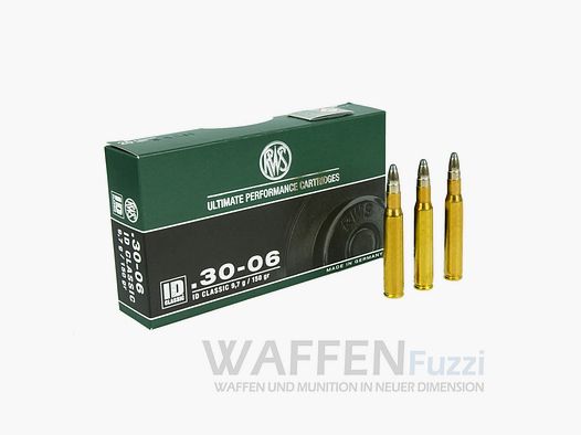 RWS Büchsenpatronen ID Classic Kaliber .30-06 150grs