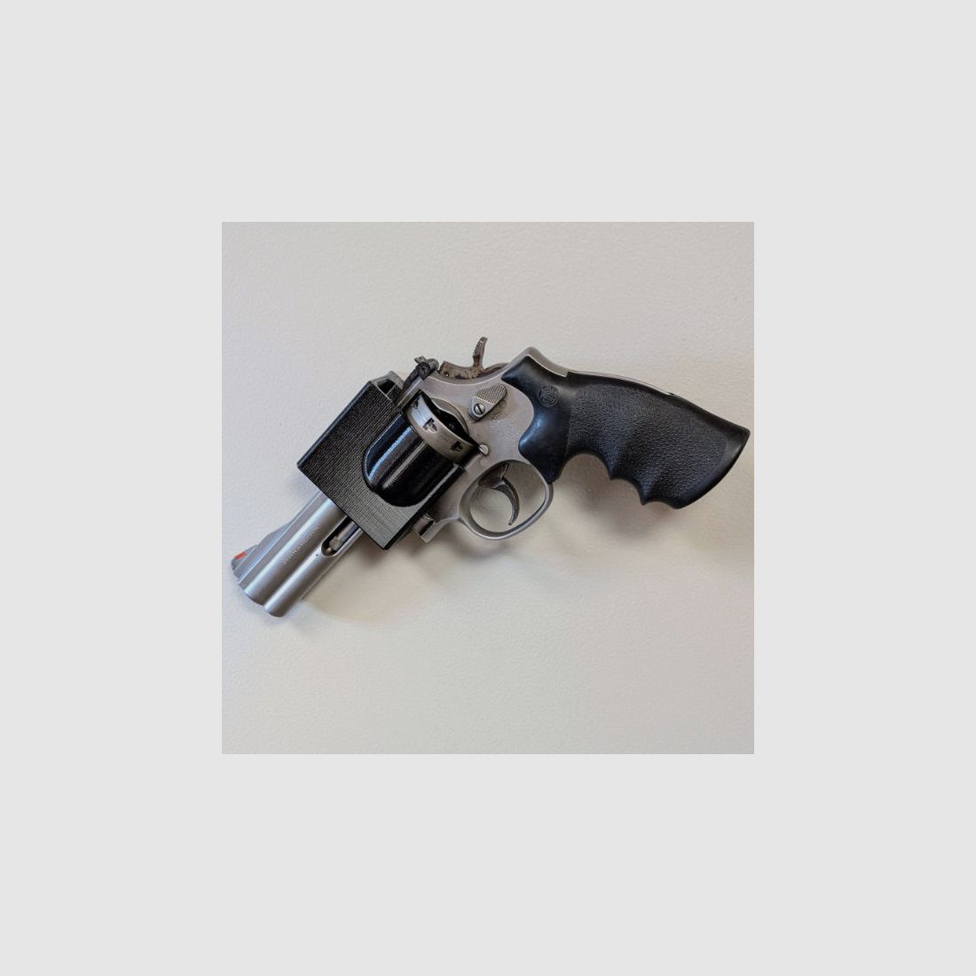 Magnetisches Blockholster für Revolver und baugleiche für Waffenschrank - Zubehör für den Waffenschrank