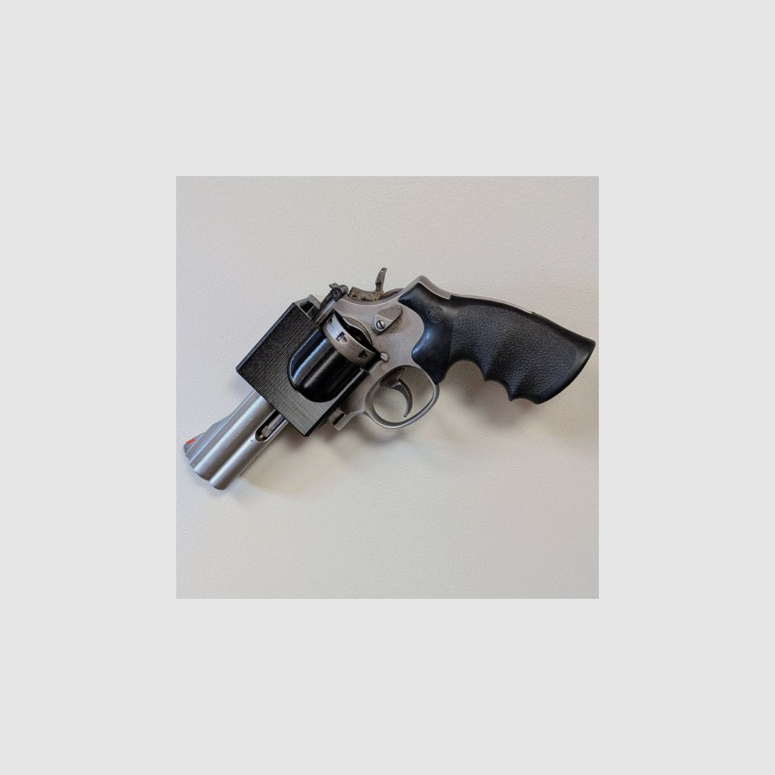Magnetisches Blockholster für Revolver und baugleiche für Waffenschrank - Zubehör für den Waffenschrank