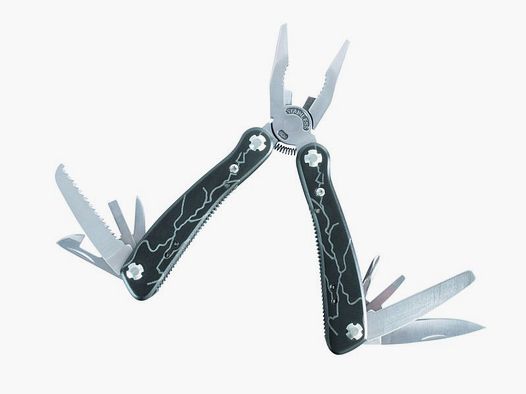 Multitool Manico in Alluminio Custodia in Nylon con 8 Strumenti