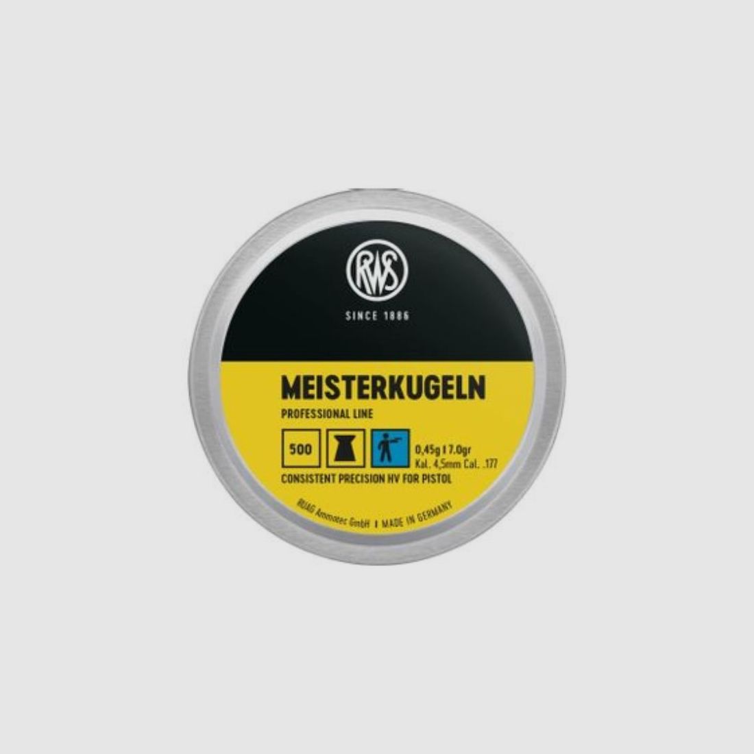 RWS Meisterkugeln Professional Line Kaliber 4,5mm Gewicht 0,45gr