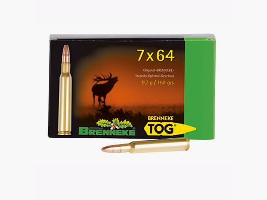 Brenneke 7x64 150GR TOG 20 cartucce