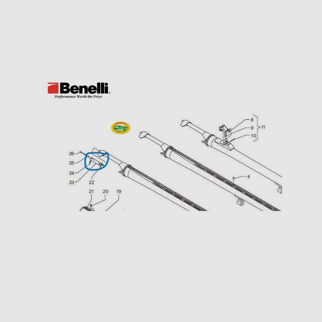BENELLI Auswerfer Super Black Eagle - 130G