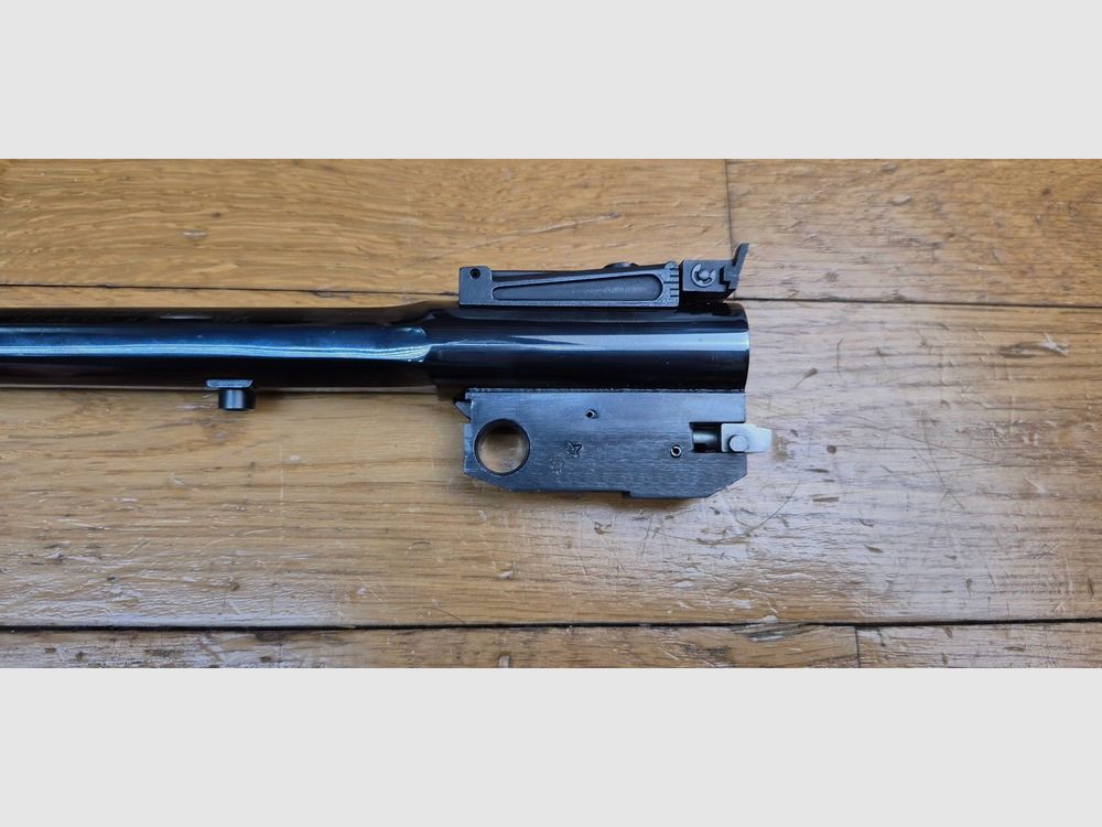 Sehr schöner Lauf für Thompson Center Pistol – Modell Contender – 10 Zoll Lauf – Selten im Kaliber 38 special – Rochester Waffen – Wunderschöner oktagonaler Lauf mit prächtigen Zügen – 100% Brünierung – Schönes Stück für Training und Präzision – TBE+++, Bild 3 von 21