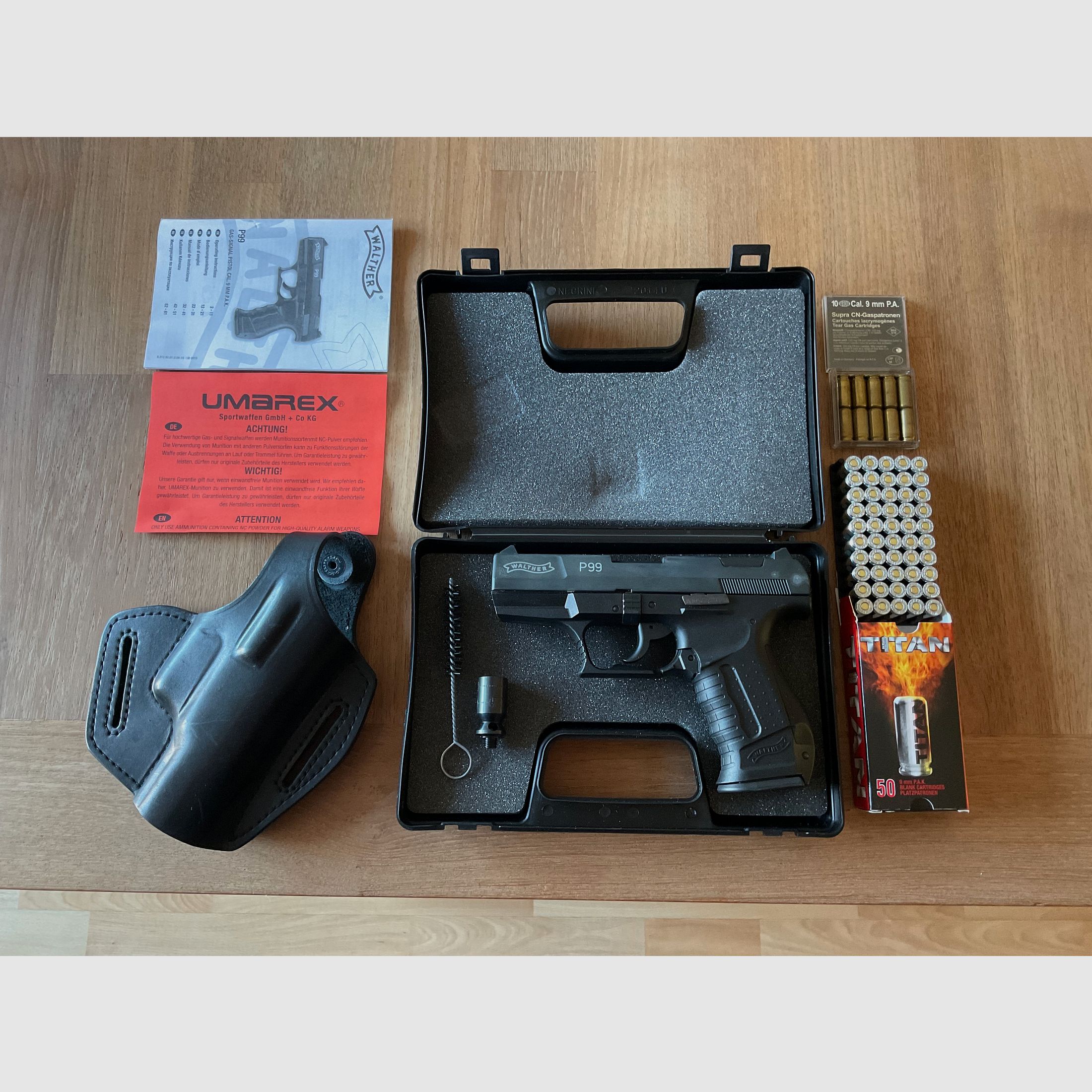 Walther P99 new complete set with ammunition