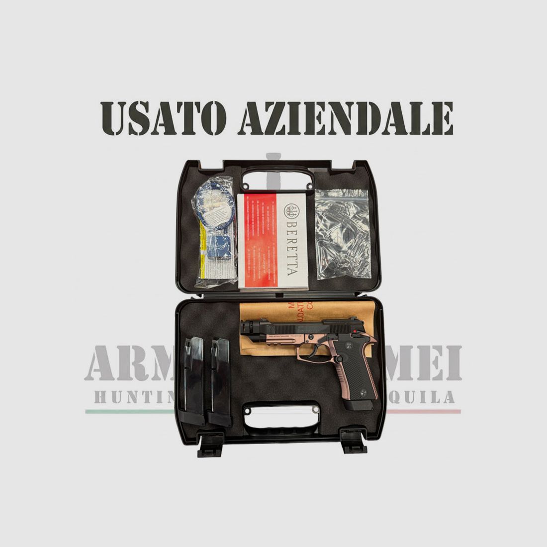 GEBRUIKT – PISTOOL – BERETTA MOD. 80X CHEETAH TACTICAL SPECIAL EDITION kal. 9 KORT, afbeelding 4 van 4