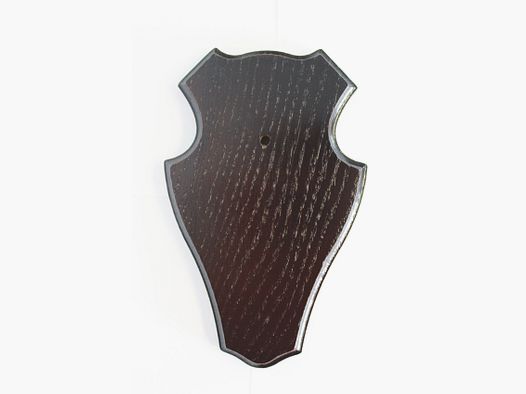 Plaque en chêne foncé pour cornes de cerf
