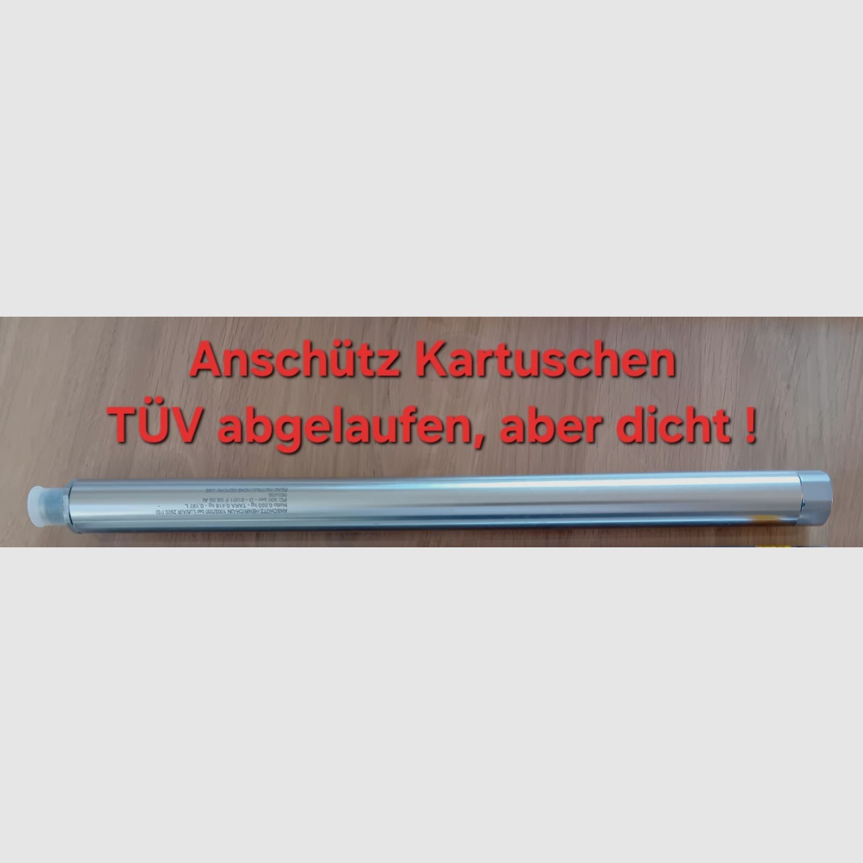 Anschütz  Pressluftkartusche 