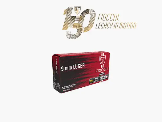 Amunicja 9mm LUGER FMJ 8,0g/124grs Fiocchi