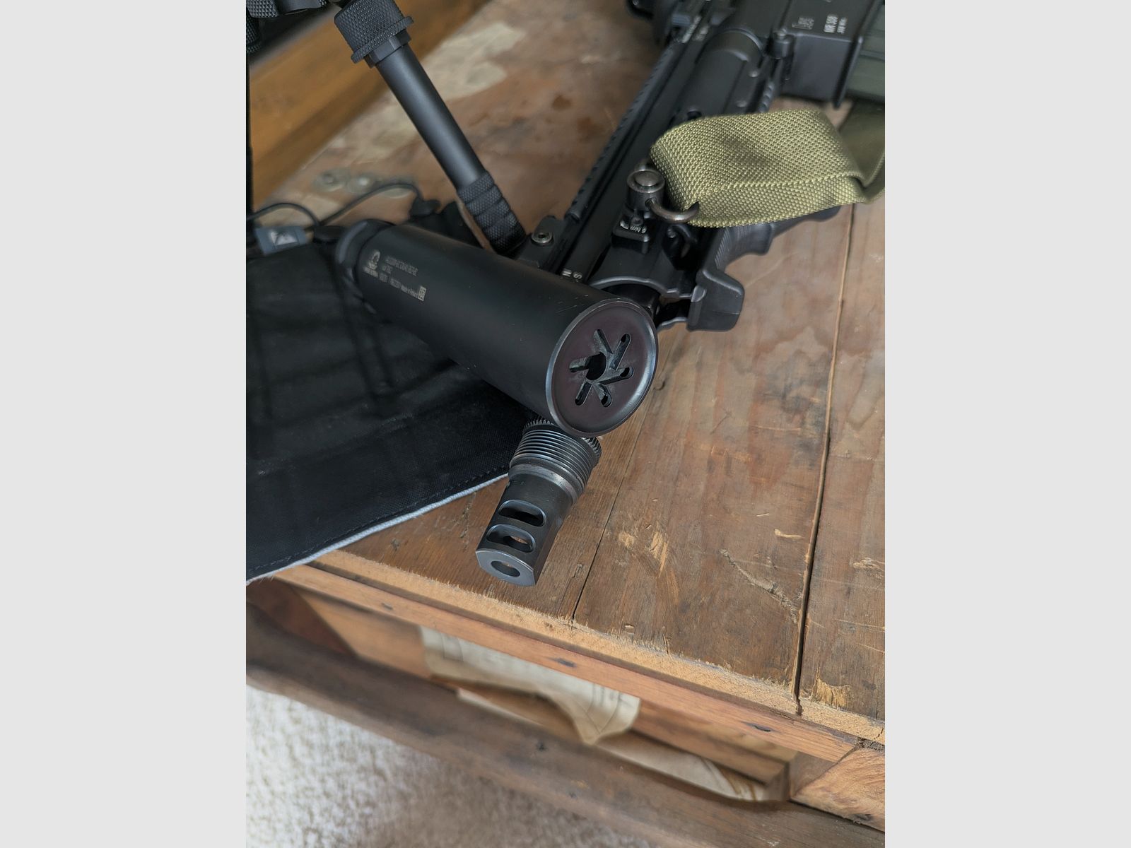 Silencieux ASE UTRA DUAL .30 7,62 AU1100-BC M17x1 M15x1 MR308 Klärig Engineering Borelock