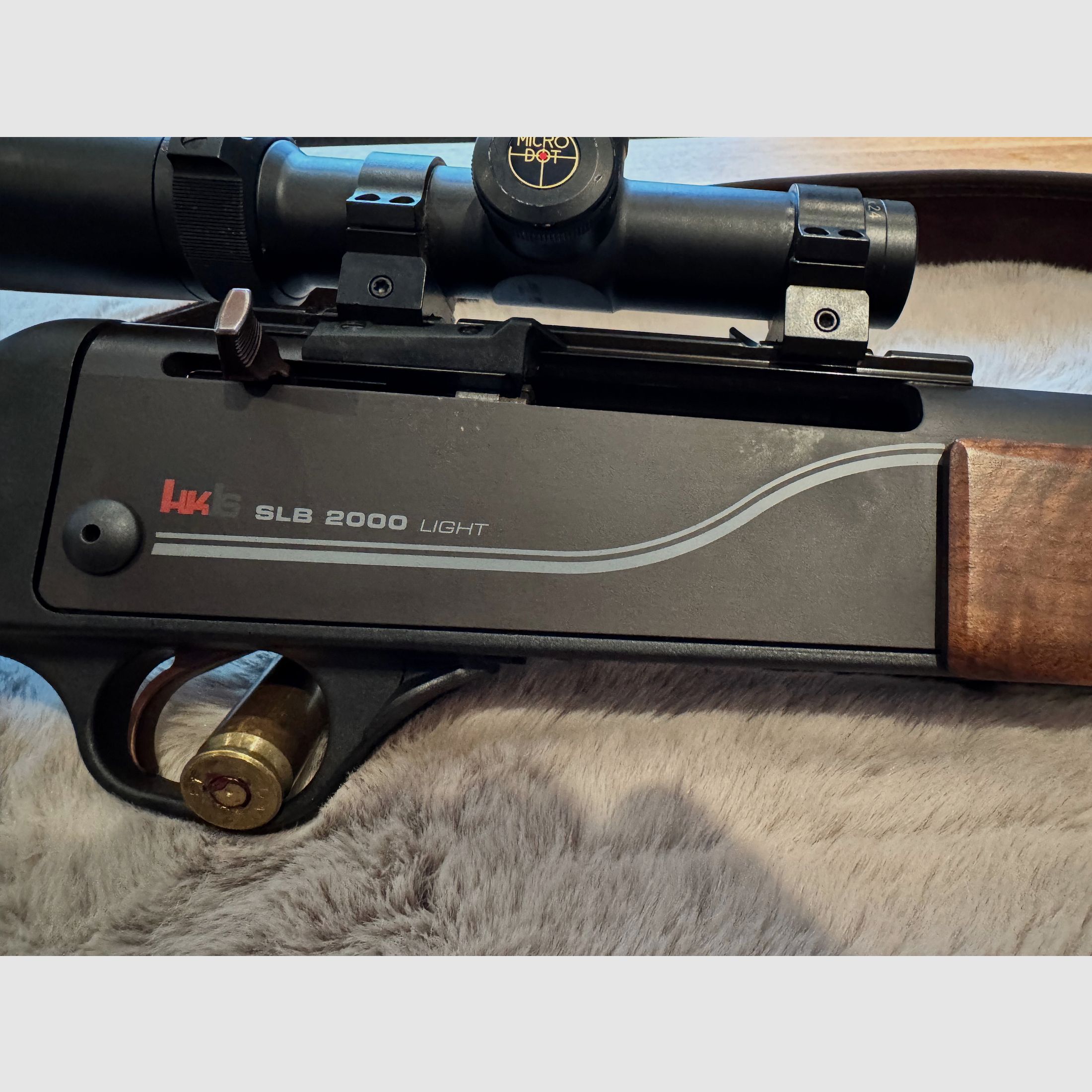 Heckler & Koch SLB 2000 Light — 9,3×62 — inkl. MicroDot 1,4-4,5x24, 3 Magazine und Munition