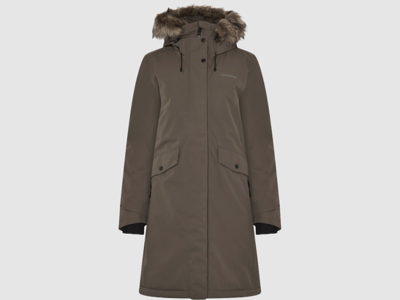DIDRIKSONS Erika Damen Parka 3 Mocha Brown