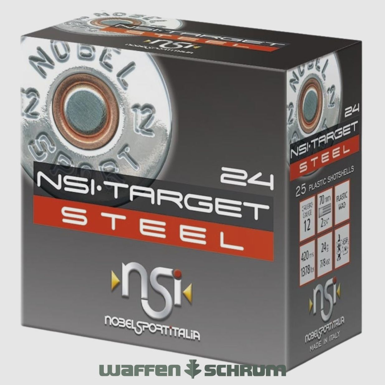 Nobel Sport Italia Target Steel HP Trap 20/70 T7 2.5mm - 24g