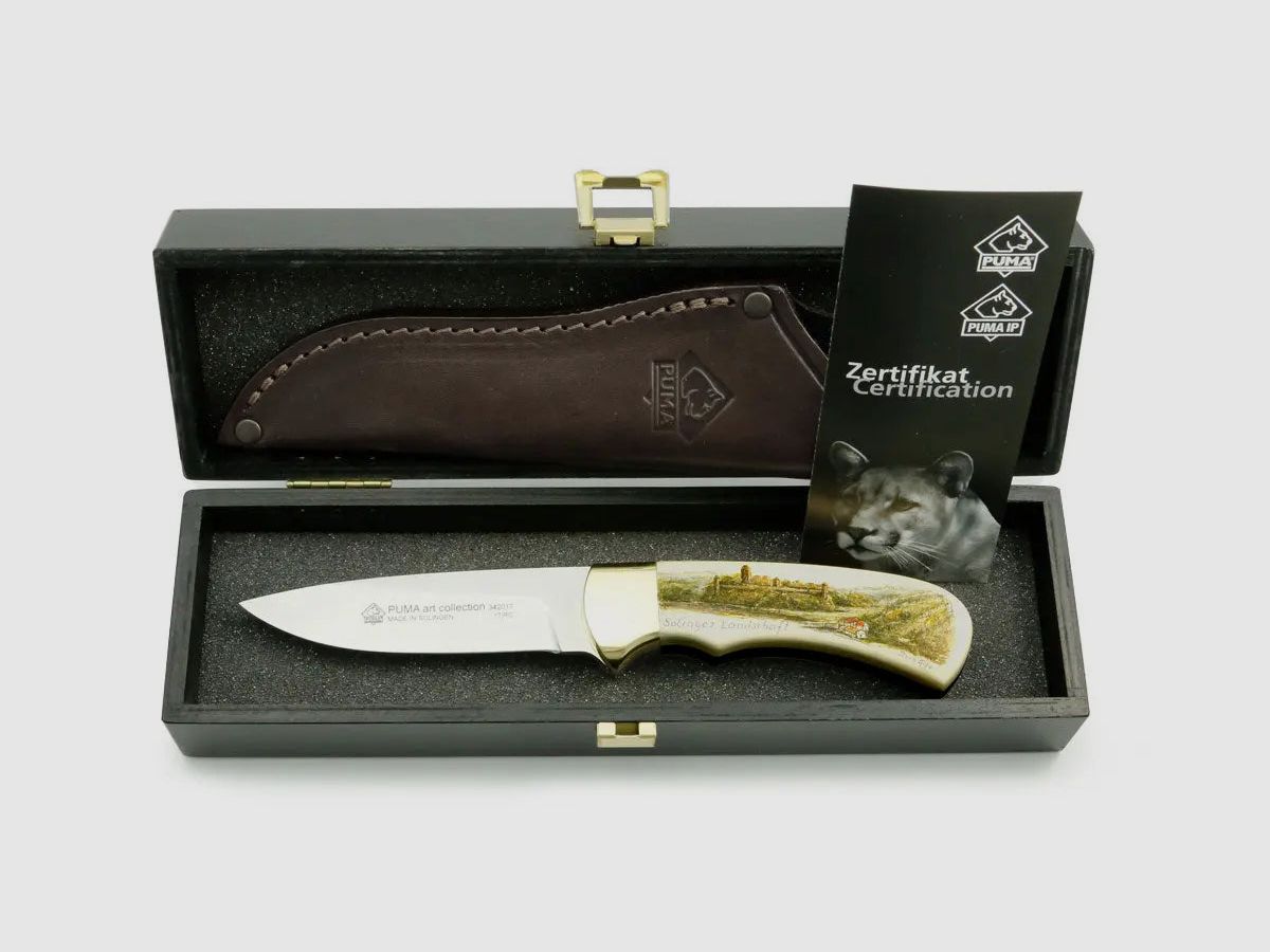 Collection d'art PUMA, paysage de Solinger / maison des couteaux PUMA, 4-Star Nicker