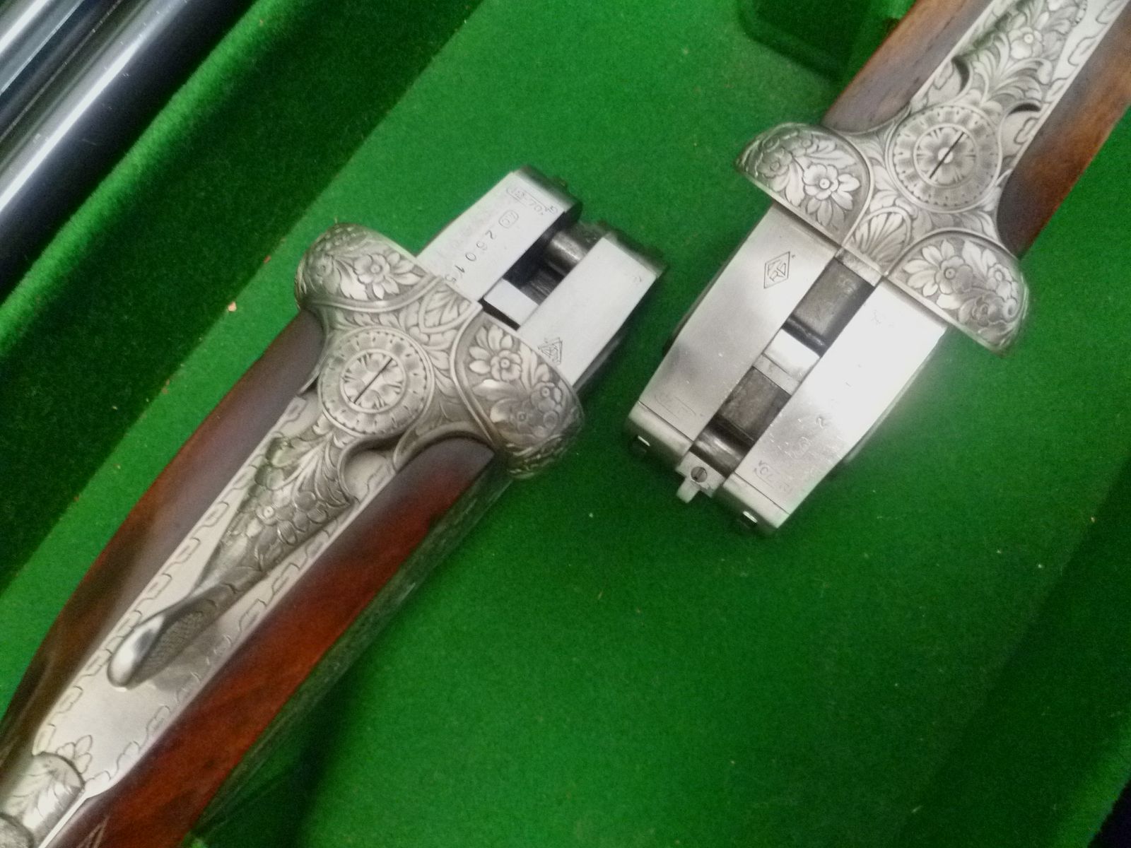 Seitenschloss-Doppelflinten-Pärchen Mauser Bristol 12/70