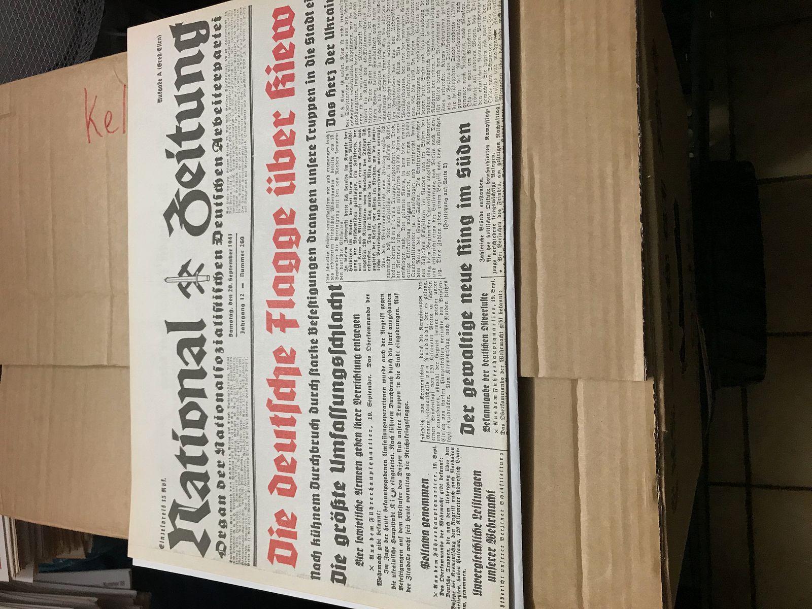 Zeitungszeugen 102 Stück. Für Sammler 