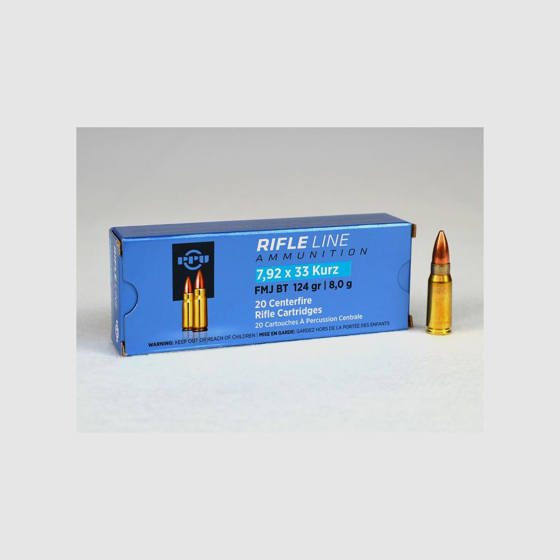 PPU 7,92 x 33 kort, volmantel 123 grs 1 verpakking (20 schoten à 1,11 €*)