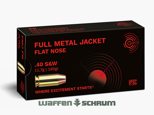 Geco Full Metal Jacket - 11.7g - 180gr .40S&W