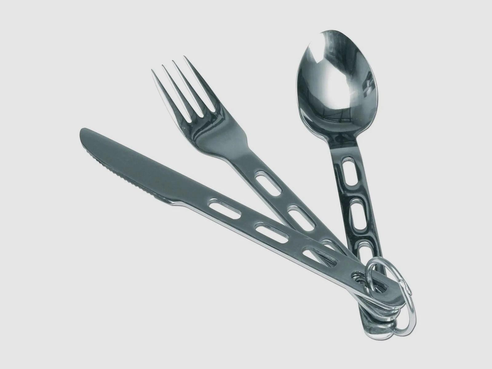 Mil-Tec Set di Posate con Anello Lightweight