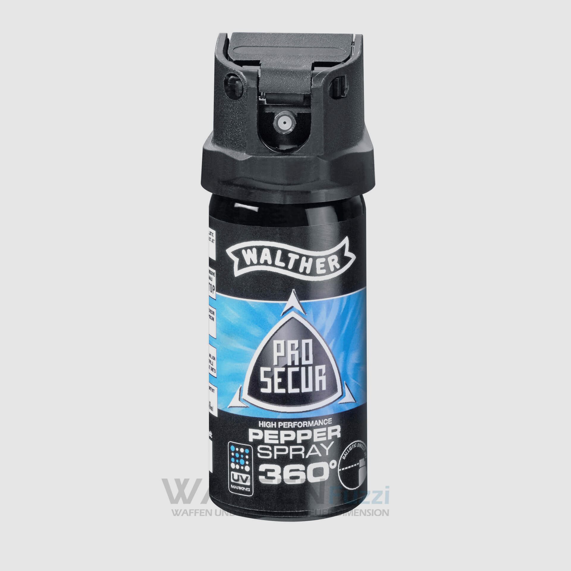 Walther ProSecur Pepper Spray 360 Degrees 40 ml Ballistic Jet