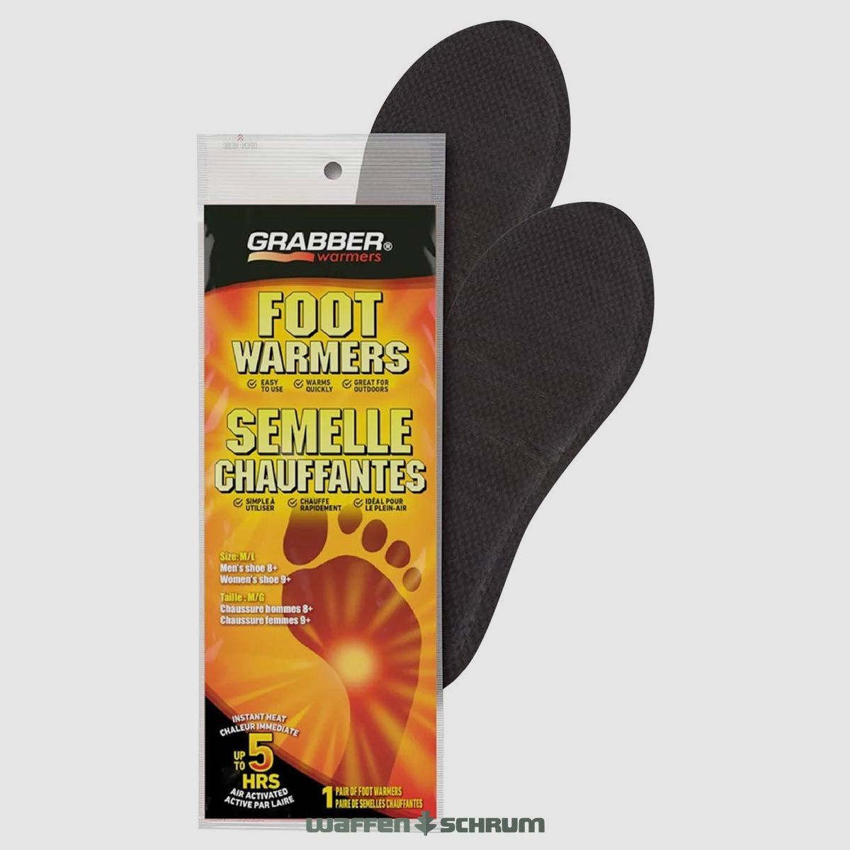 Grabber Einlegesohle 1 Paar Größe S-M (35-39)