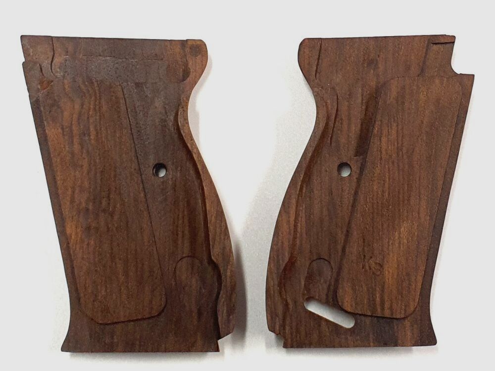 Unknown grips for Walther P38, pistol 38 made of beautiful wood