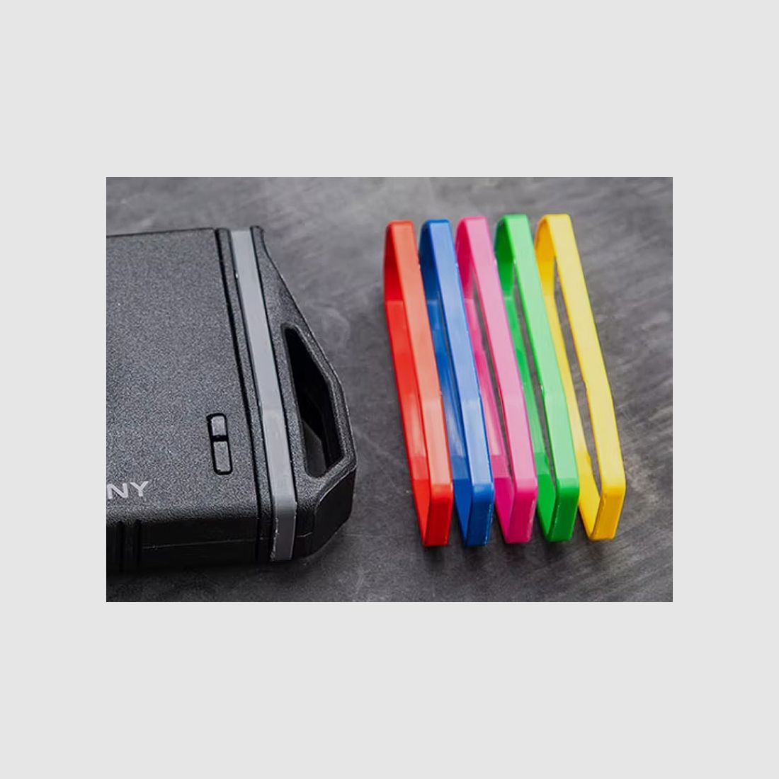 HERA ARMS Rubber-Set für H1CF Gen3-Magazine ROT, 5er-Set