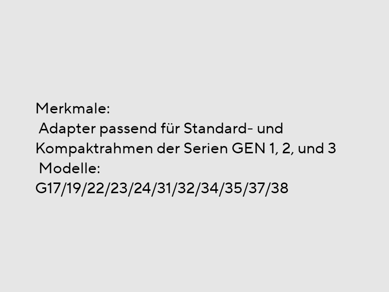 Glock 17 18 19 grip adapter grip panels gen 1 2 3 beavertail g 22 23 24 pistol grip