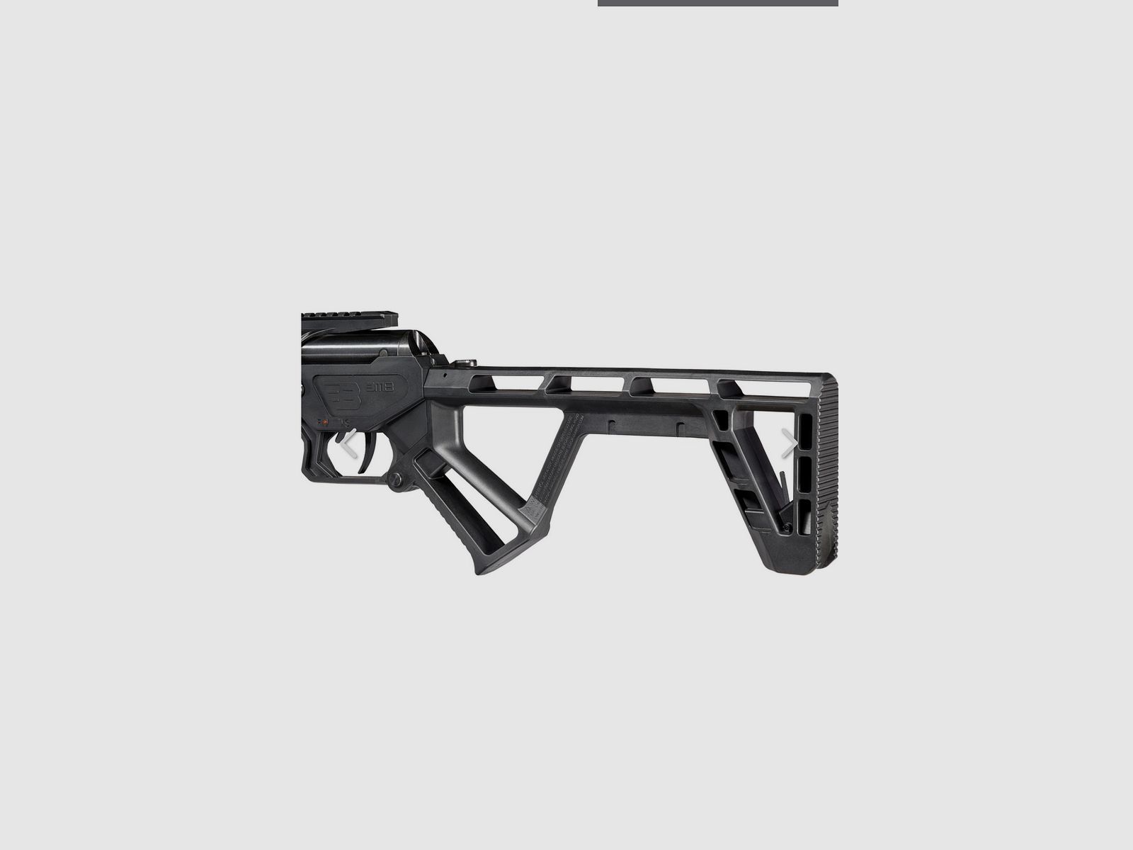 Black Bunker BM8 faltbares Survival Air Gun Luftgewehr Knicklauf Kal. 5,5 mm Diabolo schwarz -7,5 Joule 