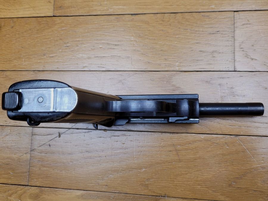 Magnifico Pistol Walther P38 – Fabbricazione Walther 1943 – Brunitura Originale – Numero di Serie Singolo – 2 Caricatori – Eccellente Condizione, immagine 13 di 14