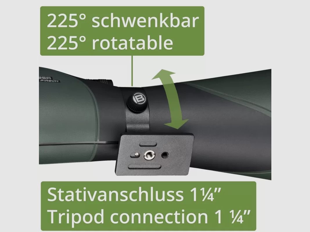 Spektiv BRESSER Pirsch 25-75x100 Generation II mit Deluxe-Fokus 10:1, Bild 5 von 13