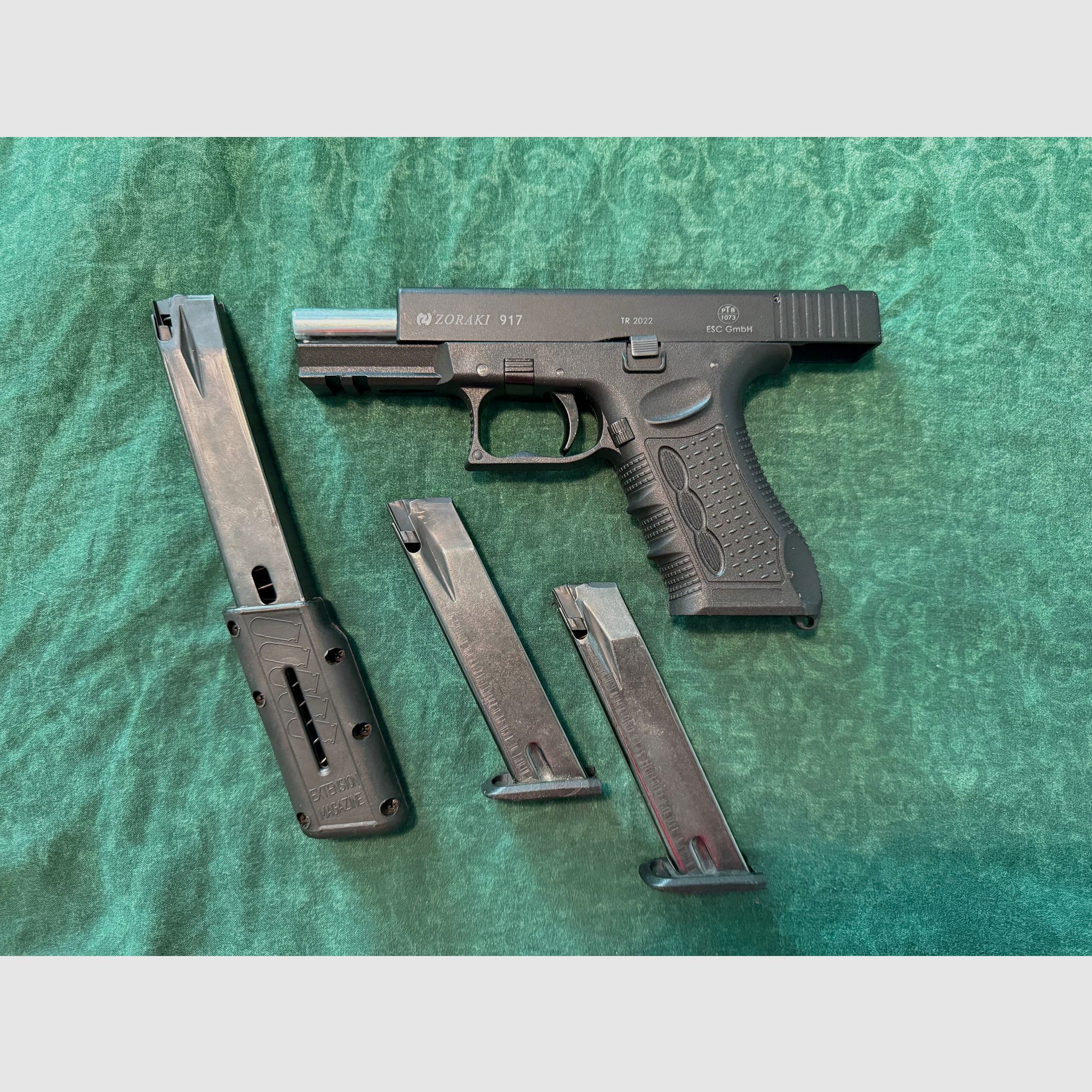 Zoraki 917  9mm P.A.K. inkl. 3 Magazine